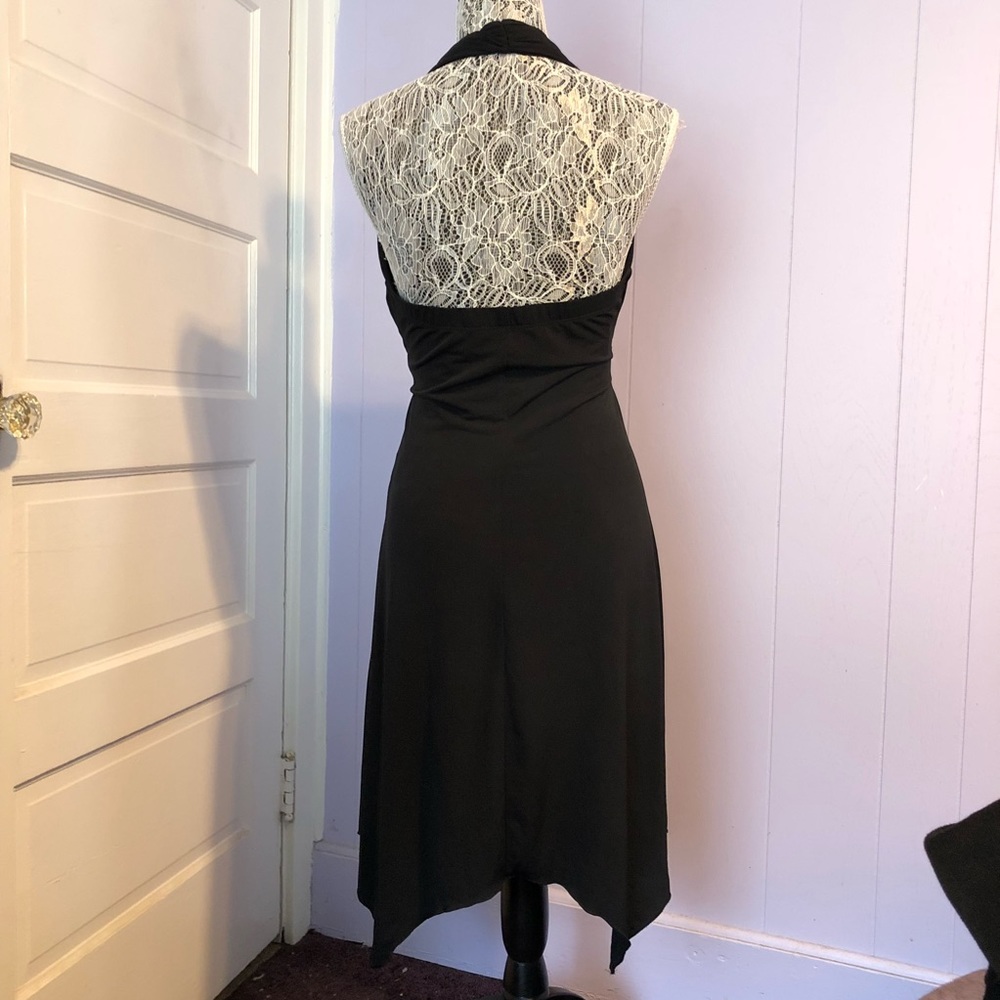 Black halter dress - Picture 4 of 5